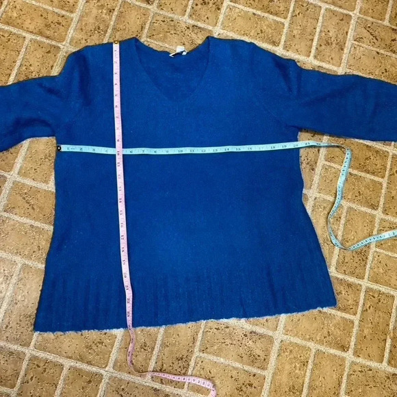 J. Jill Blue V Neck Sweater - Picture 12 of 12